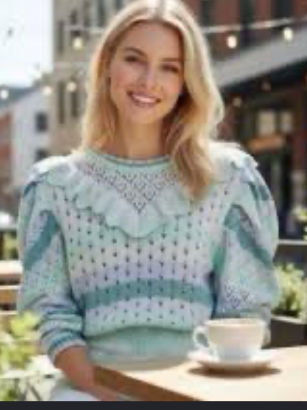 NWT LoveShackFancy Jameela Pullover
Sweater XS